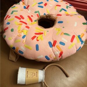 Sprinkle Donut Kids Costume with Hot Cocoa Cup Headband Size 5-10 years